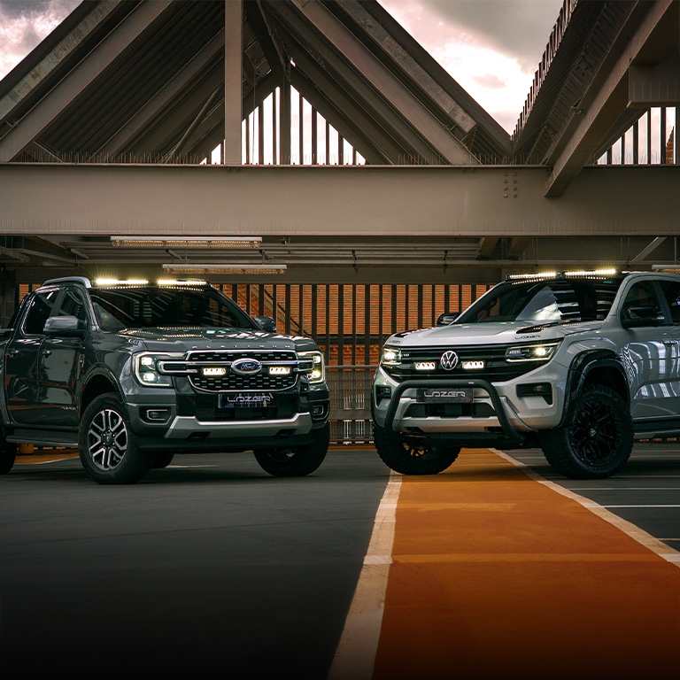 Custom roof pods with Glide LED bars — fits Ford Ranger & VW Amarok Custom roof pods with Glide LED bars — fits Ford Ranger & VW Amarok